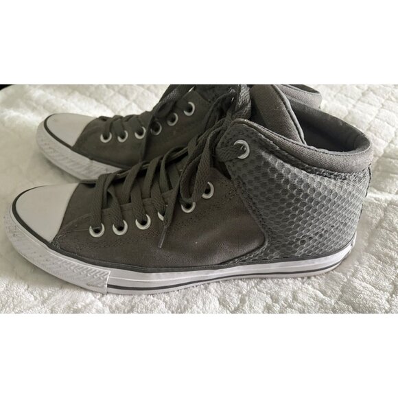 Converse Chuck Taylor All Star Street High Gray Shoes Men’s 7/ Women’s 9 - Picture 3 of 10